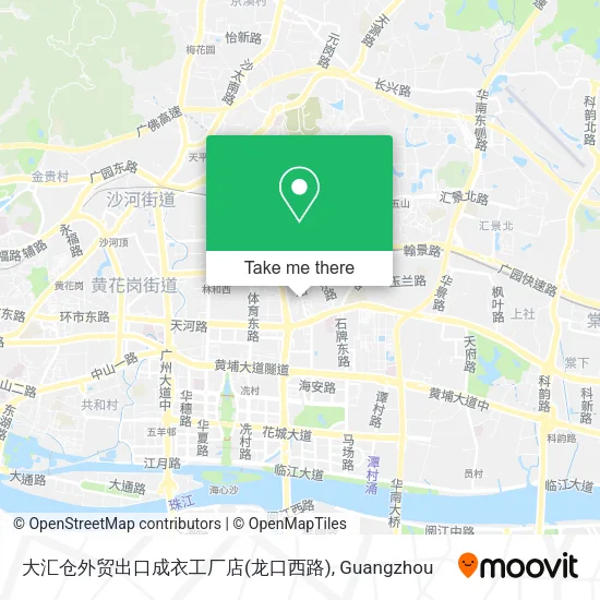 大汇仓外贸出口成衣工厂店(龙口西路) map