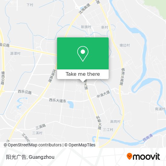 阳光广告 map