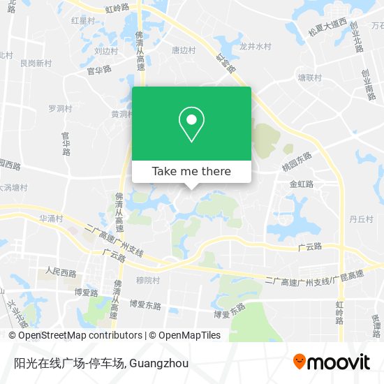 阳光在线广场-停车场 map