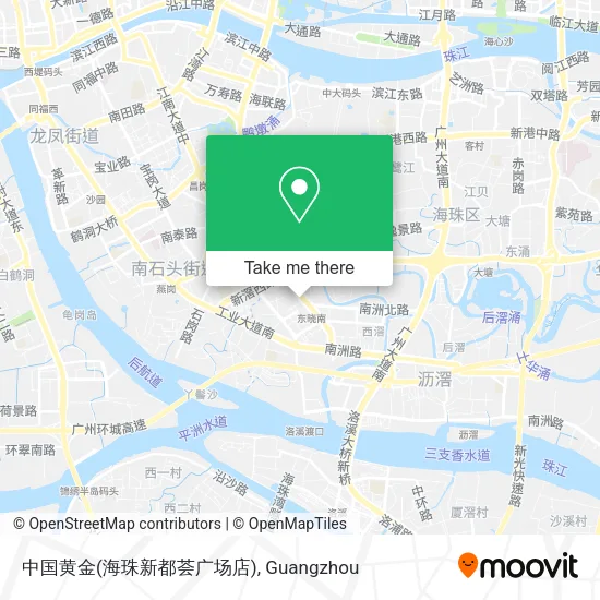 中国黄金(海珠新都荟广场店) map