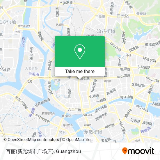 百丽(新光城市广场店) map