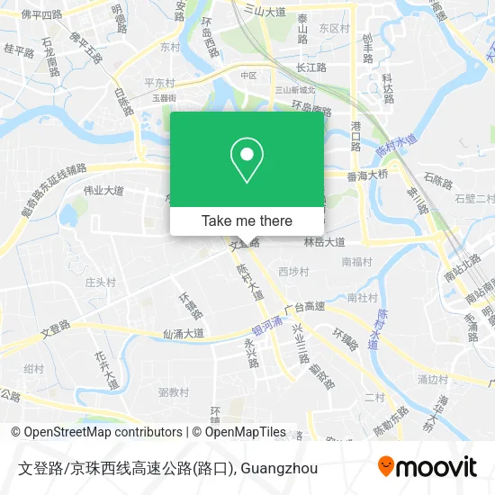 文登路/京珠西线高速公路(路口) map