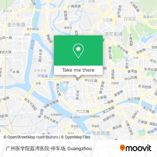 广州医学院荔湾医院-停车场 map