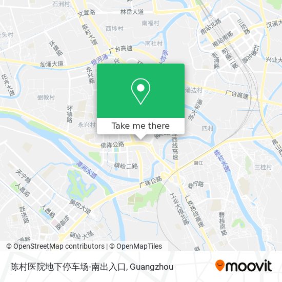 陈村医院地下停车场-南出入口 map