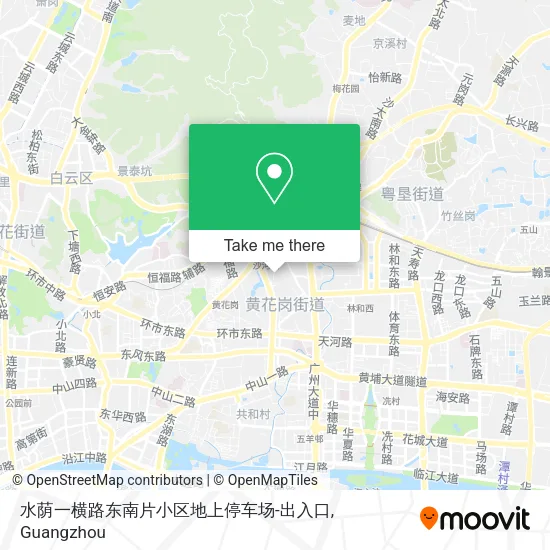 水荫一横路东南片小区地上停车场-出入口 map