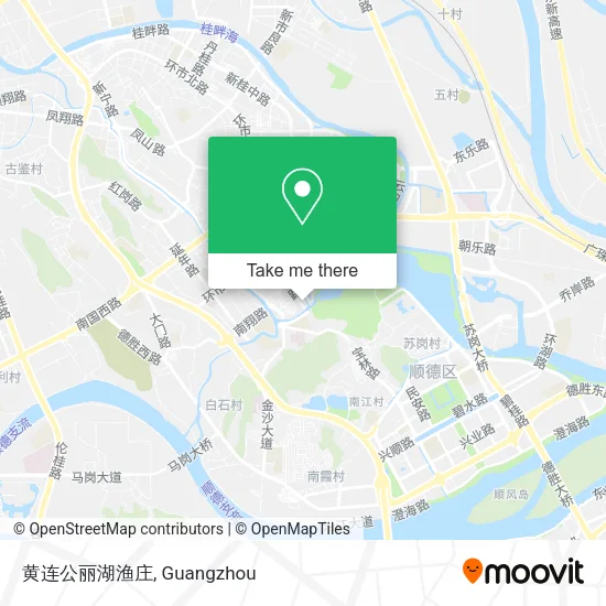 黄连公丽湖渔庄 map