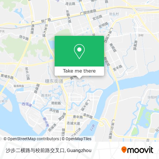 沙步二横路与校前路交叉口 map