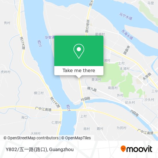 Y802/五一路(路口) map