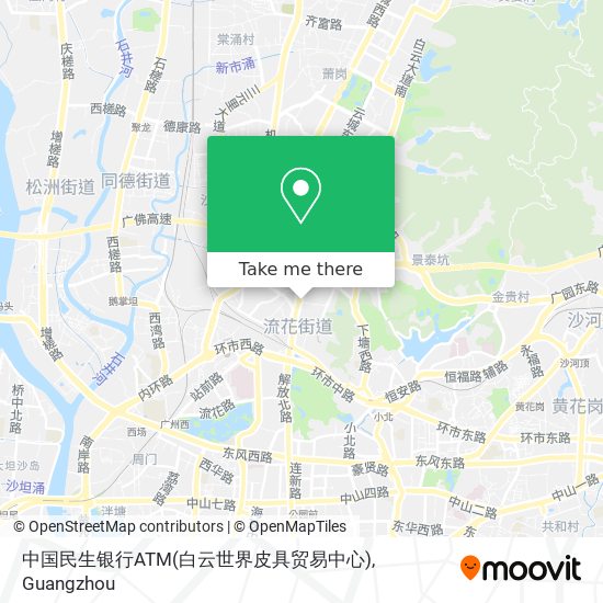 中国民生银行ATM(白云世界皮具贸易中心) map