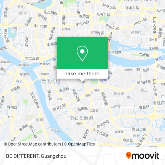 BE DIFFERENT map