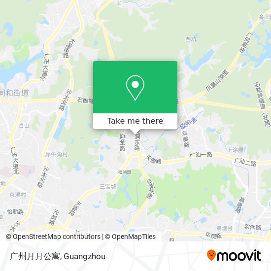 广州月月公寓 map