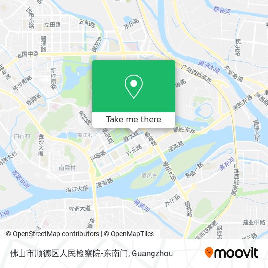 佛山市顺德区人民检察院-东南门 map