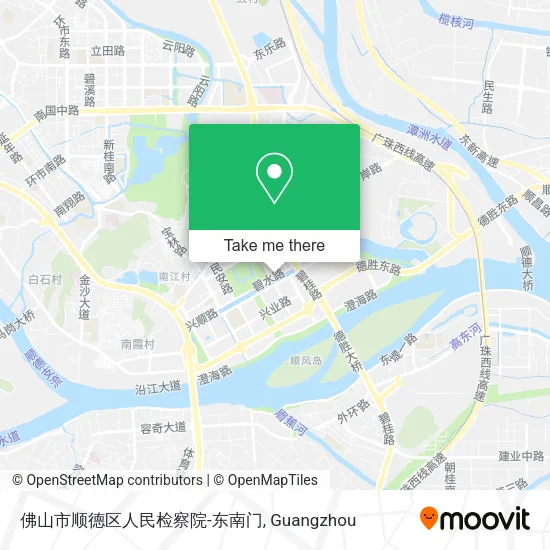 佛山市顺德区人民检察院-东南门 map