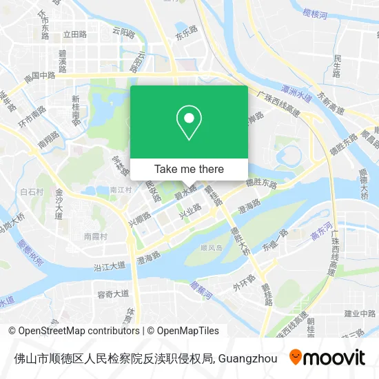 佛山市顺德区人民检察院反渎职侵权局 map
