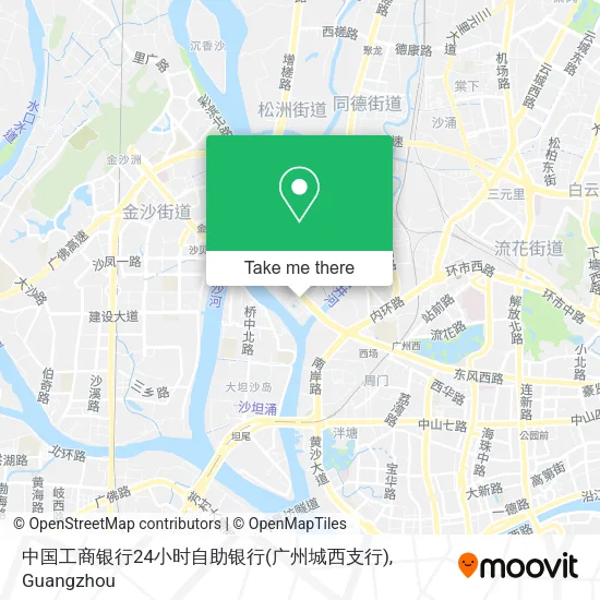 中国工商银行24小时自助银行(广州城西支行) map