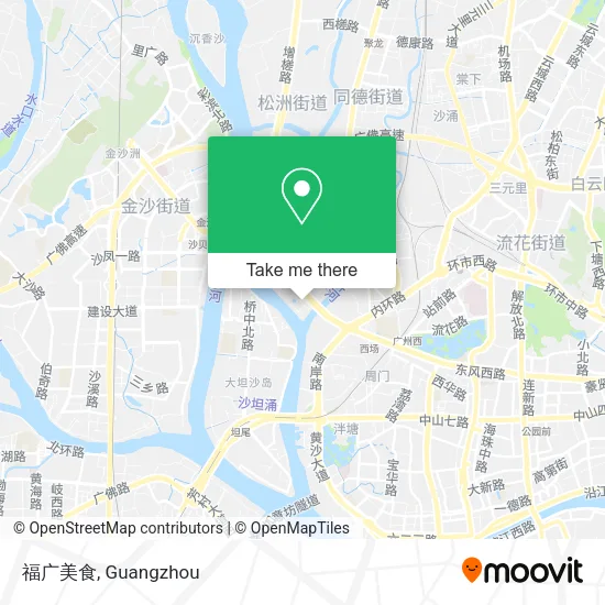 福广美食 map