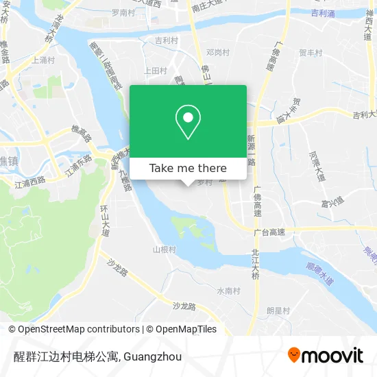 醒群江边村电梯公寓 map