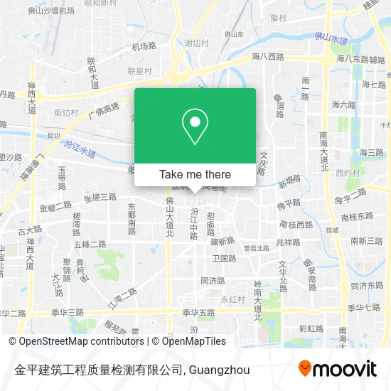 金平建筑工程质量检测有限公司 map