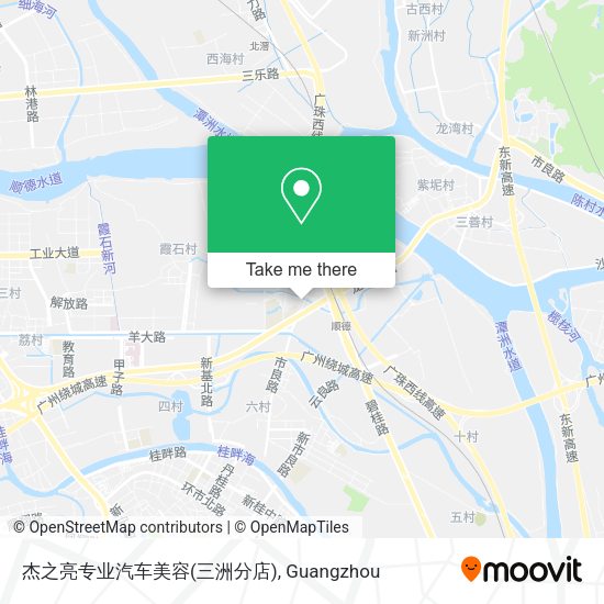 杰之亮专业汽车美容(三洲分店) map