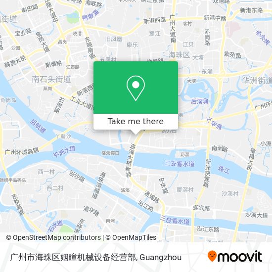 广州市海珠区姻瞳机械设备经营部 map