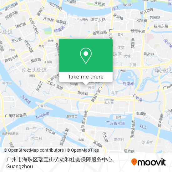 广州市海珠区瑞宝街劳动和社会保障服务中心 map