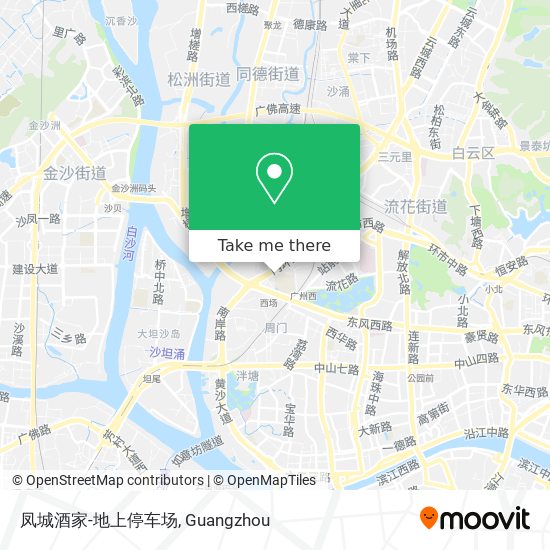 凤城酒家-地上停车场 map