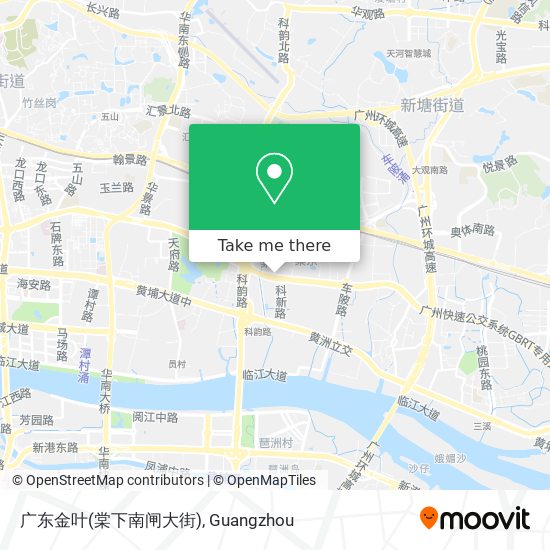 广东金叶(棠下南闸大街) map