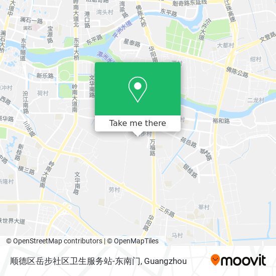 顺德区岳步社区卫生服务站-东南门 map