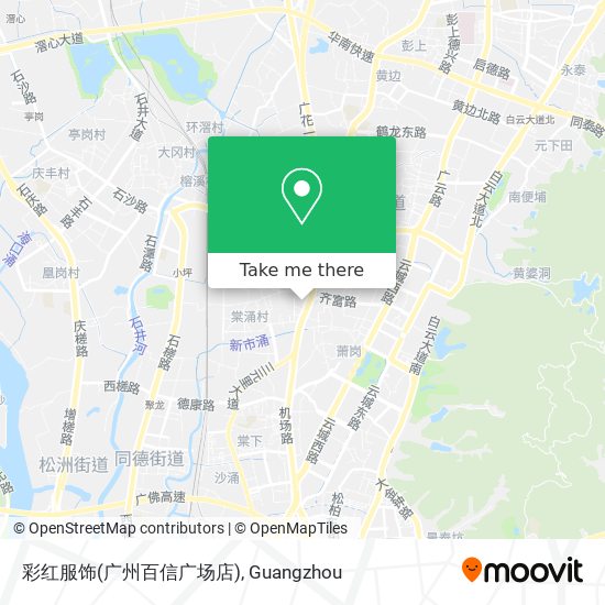 彩红服饰(广州百信广场店) map