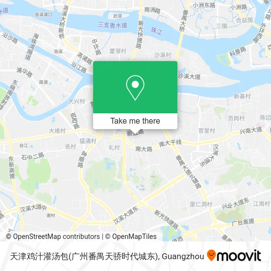 天津鸡汁灌汤包(广州番禺天骄时代城东) map
