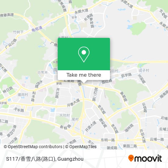 S117/香雪八路(路口) map