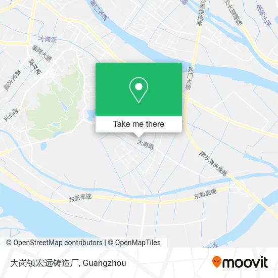 大岗镇宏远铸造厂 map