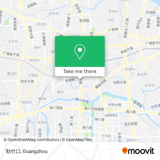 勒竹口 map