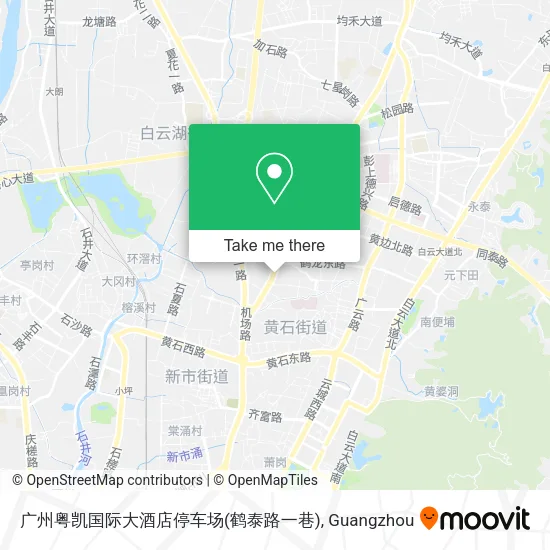 广州粤凯国际大酒店停车场(鹤泰路一巷) map