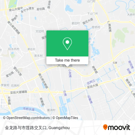 金龙路与市莲路交叉口 map
