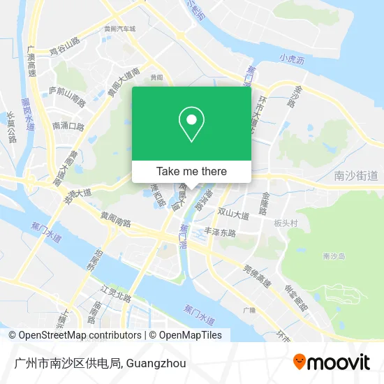 广州市南沙区供电局 map