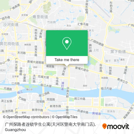 广州探路者连锁学生公寓(天河区暨南大学南门店) map