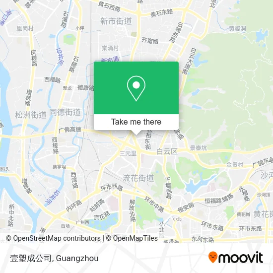 壹塑成公司 map