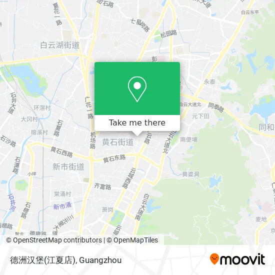 德洲汉堡(江夏店) map