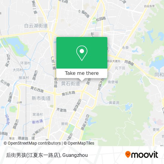 后街男孩(江夏东一路店) map