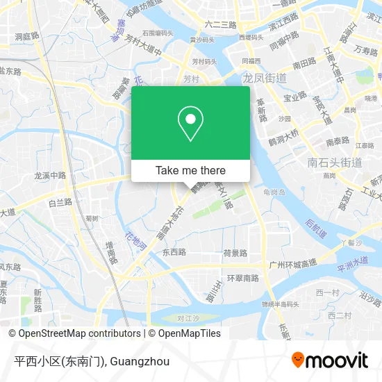 平西小区(东南门) map