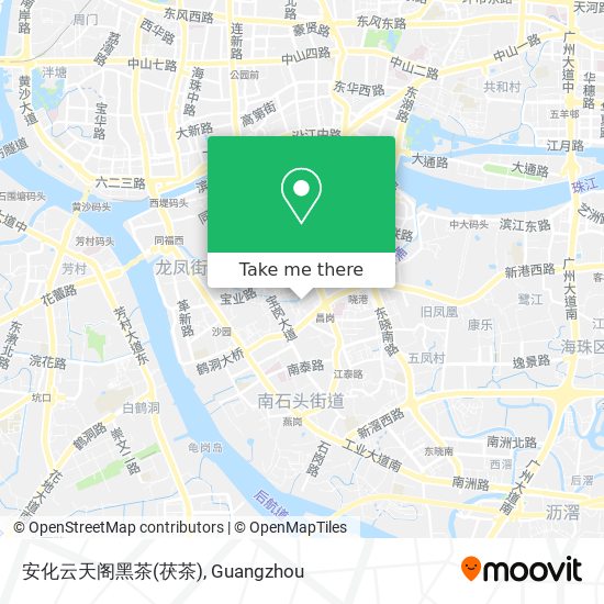 安化云天阁黑茶(茯茶) map