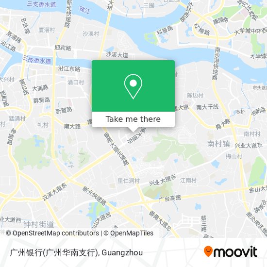 广州银行(广州华南支行) map
