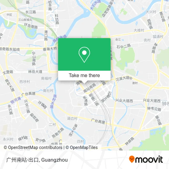 广州南站-出口 map