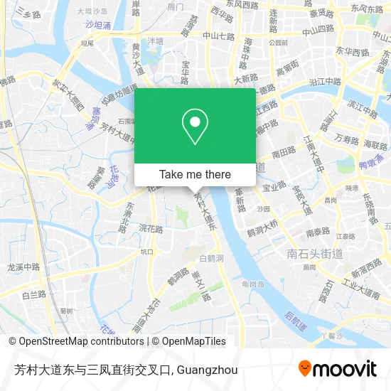 芳村大道东与三凤直街交叉口 map