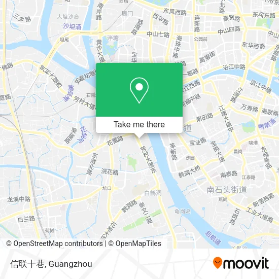 信联十巷 map