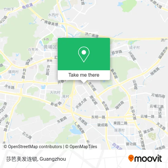 莎芭美发连锁 map