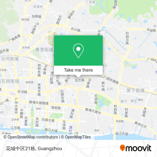 花城中区21栋 map