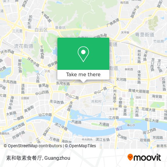 素和敬素食餐厅 map