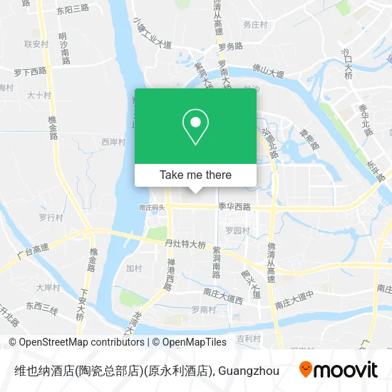 维也纳酒店(陶瓷总部店)(原永利酒店) map